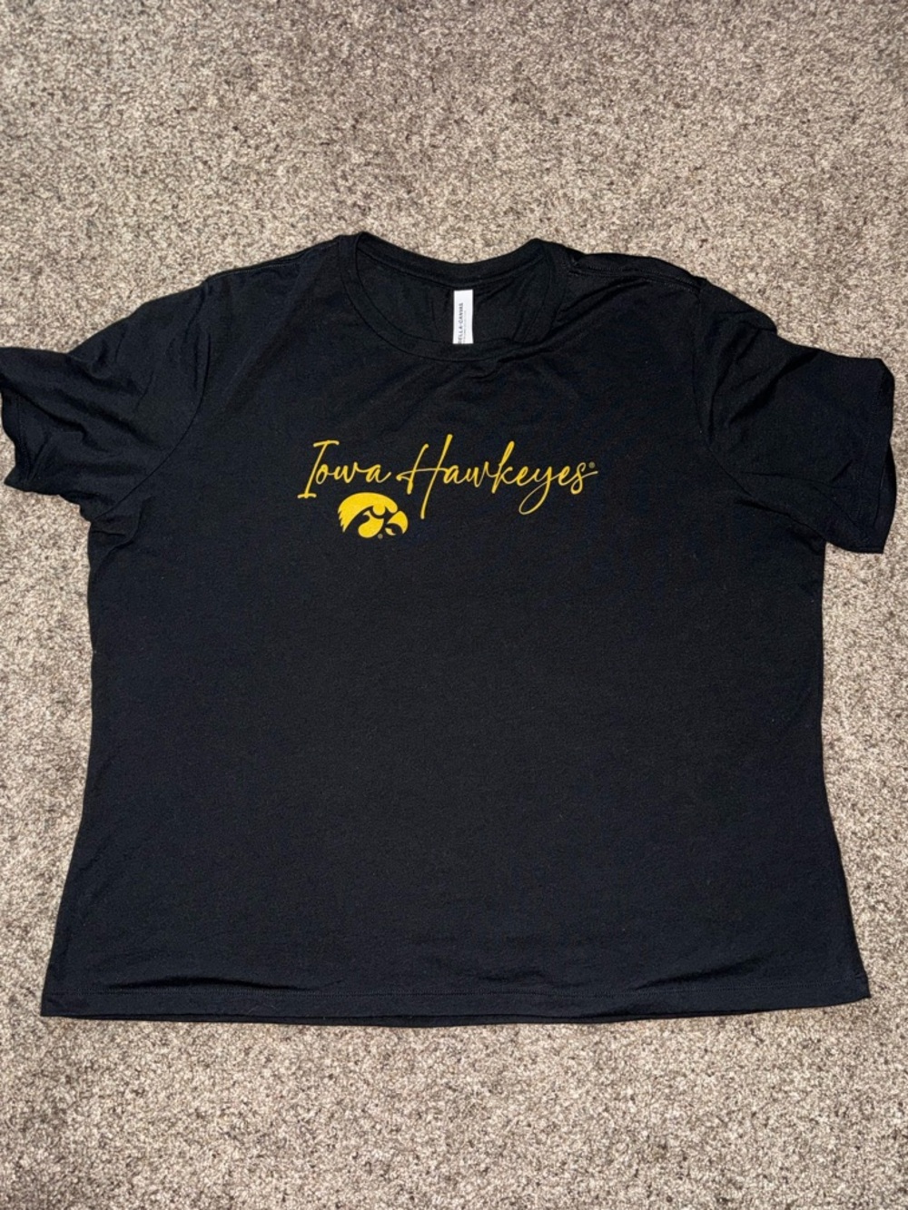 Black Iowa Hawkeyes Top